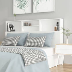 Vidaxl - Armoire de tête de lit Blanc 160x19x103,5 cm