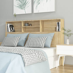 Armoire de tête de lit chêne sonoma 160x19x103,5 cm Vidaxl