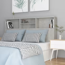 VidaXL 811875 tête de lit et pied de lit Gris