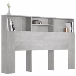 VidaXL 811875 tête de lit et pied de lit Gris - Vue supplémentaire 4