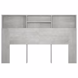 VidaXL 811875 tête de lit et pied de lit Gris - Vue supplémentaire 5