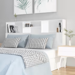 VidaXL 811877 tête de lit et pied de lit Blanc