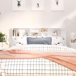 Description générale Cette armoire de tête de lit est conçue pour être un complément parfait à votre chambre à coucher. Fabri ...
