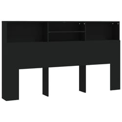 VidaXL 811881 tête de lit et pied de lit Noir