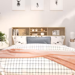 VidaXL 811883 tête de lit et pied de lit Chêne