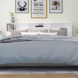 VidaXL 811898 tête de lit et pied de lit Blanc - Vue supplémentaire 5