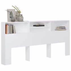 VidaXL 811898 tête de lit et pied de lit Blanc - Vue supplémentaire 6