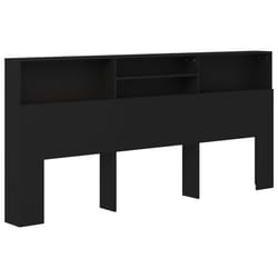 VidaXL 811899 tête de lit et pied de lit Noir