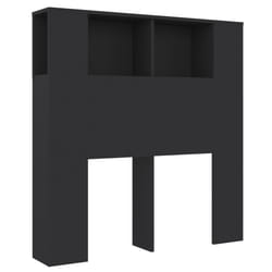 VidaXL 811908 tête de lit et pied de lit Noir