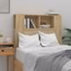 vidaXL Armoire de tête de lit Chêne sonoma 100x18,5x102,5 cm - TU