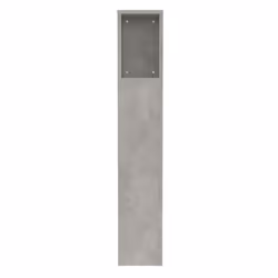 VidaXL 811911 tête de lit et pied de lit Gris - Vue supplémentaire 5