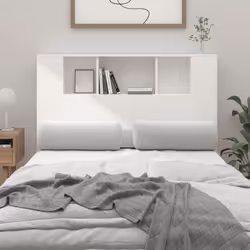 VidaXL 811916 tête de lit et pied de lit Blanc