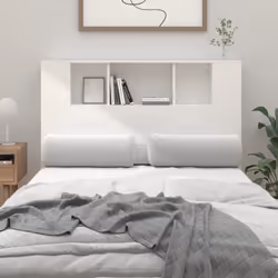 Cette armoire de tête de lit est conçue pour être un complément parfait à votre chambre à coucher. Matériau haute de gamme :  ...