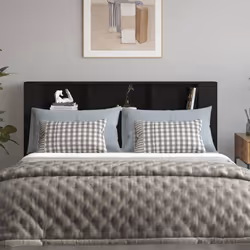 VidaXL 811944 tête de lit et pied de lit Noir