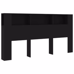 VidaXL 811953, Noir, Bois, 2000 mm, 104,5 cm, 185 mm