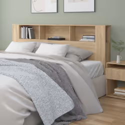 Cette armoire de tête de lit est destinée à être un complément parfait à votre chambre à coucher. Matériau haute de gamme : l ...