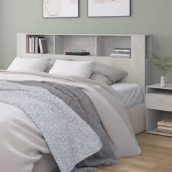 VidaXL 811956 tête de lit et pied de lit Gris