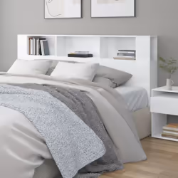 Cette armoire de tête de lit est destinée à être un complément parfait à votre chambre à coucher. Matériau haute de gamme : l ...