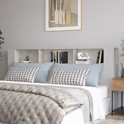 VidaXL 811965 tête de lit et pied de lit Gris