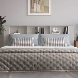 VidaXL 811965 tête de lit et pied de lit Gris