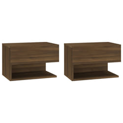 VidaXL 816951 Table de nuit et table de chevet Chêne