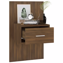 VidaXL 816956 Table de nuit et table de chevet Chêne - Vue supplémentaire 4