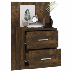 VidaXL 816959 Table de nuit et table de chevet Chêne - Vue supplémentaire 4
