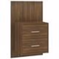 vidaXL Table de chevet murale Chêne marron - TU