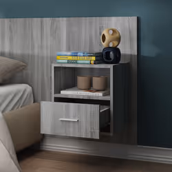 VidaXL 816967 Table de nuit et table de chevet Chêne - Vue supplémentaire 4