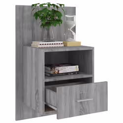 VidaXL 816967 Table de nuit et table de chevet Chêne - Vue supplémentaire 5