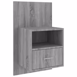VidaXL 816967 Table de nuit et table de chevet Chêne - Vue supplémentaire 6