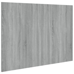 VidaXL 816971 tête de lit et pied de lit Gris, Chêne
