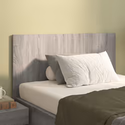 VidaXL 816971 tête de lit et pied de lit Gris, Chêne