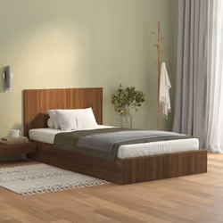 VidaXL 816972 tête de lit et pied de lit Marron, Chêne