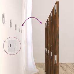 VidaXL 816973 tête de lit et pied de lit Chêne - Vue supplémentaire 6