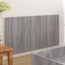 VidaXL 816974 tête de lit et pied de lit Gris, Chêne - Vue supplémentaire 4