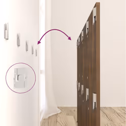VidaXL 816975 tête de lit et pied de lit Marron, Chêne - Vue supplémentaire 6