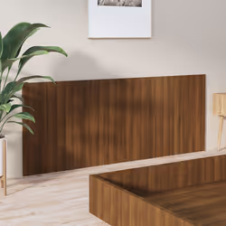 VidaXL 816978 tête de lit et pied de lit Marron, Chêne - Vue supplémentaire 4