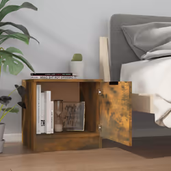 VidaXL 817028 Table de nuit et table de chevet Chêne - Vue supplémentaire 4