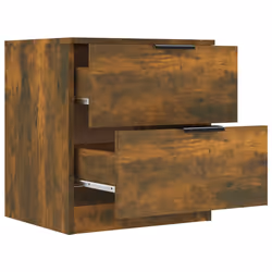 VidaXL 817034 Table de nuit et table de chevet Chêne - Vue supplémentaire 6
