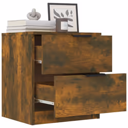 VidaXL 817034 Table de nuit et table de chevet Chêne - Vue supplémentaire 7
