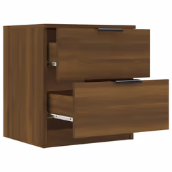 VidaXL 817038 Table de nuit et table de chevet Chêne - Vue supplémentaire 6
