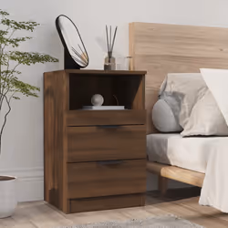 VidaXL 817043 Table de nuit et table de chevet Chêne