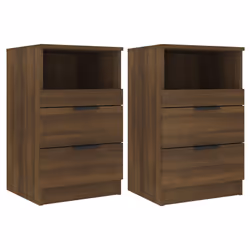 VidaXL 817044, Chêne, Bois, 400 mm, 360 mm, 650 mm, 2 pièce(s)
