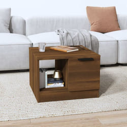 Vidaxl - Table basse Chêne marron 50x50x36 cm Bois d'ingénierie