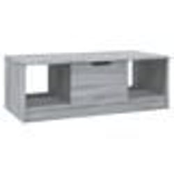 vidaXL Table basse sonoma gris 102x50x36 cm bois d'ingénierie - TU