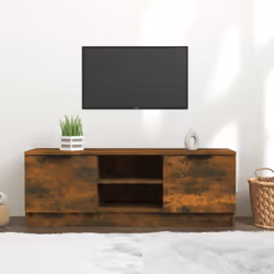 Ce meuble TV tendance, doté d'un design épuré et élégant, est conçu pour être un supplément décoratif et pratique à la décora ...