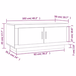 VidaXL 817231 Table à café, latérale et de salon - Vue supplémentaire 8