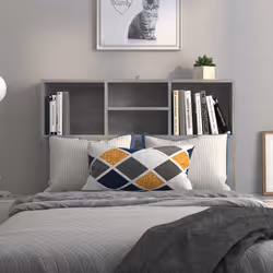 VidaXL 817244 tête de lit et pied de lit Gris, Chêne