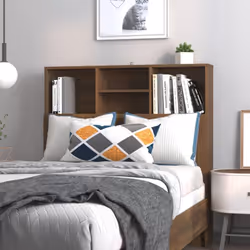 Cette armoire de tête de lit est conçue pour être un complément parfait à votre chambre à coucher. Matériau haute de gamme :  ...